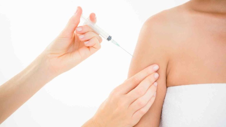Lipolean injection in arm