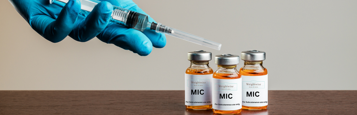 Vials of MIC for injection use