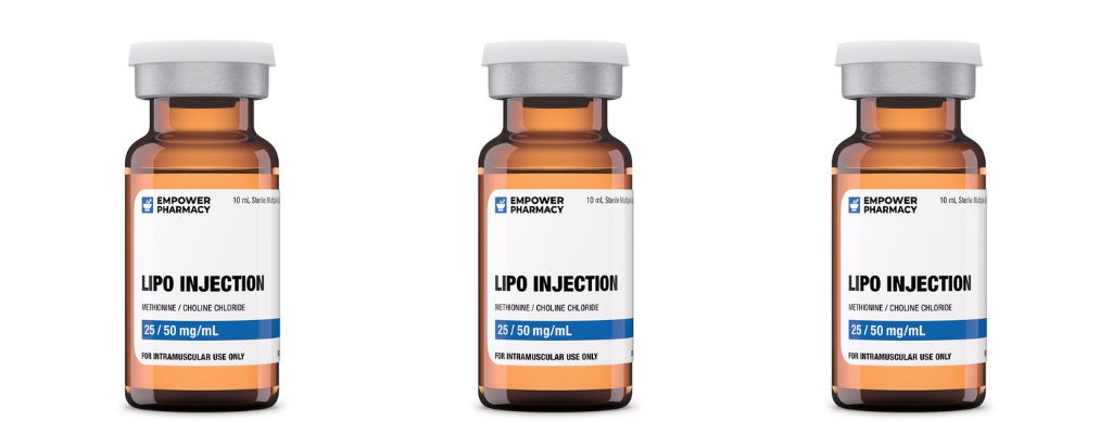 Three lipotropic injections next to each other
